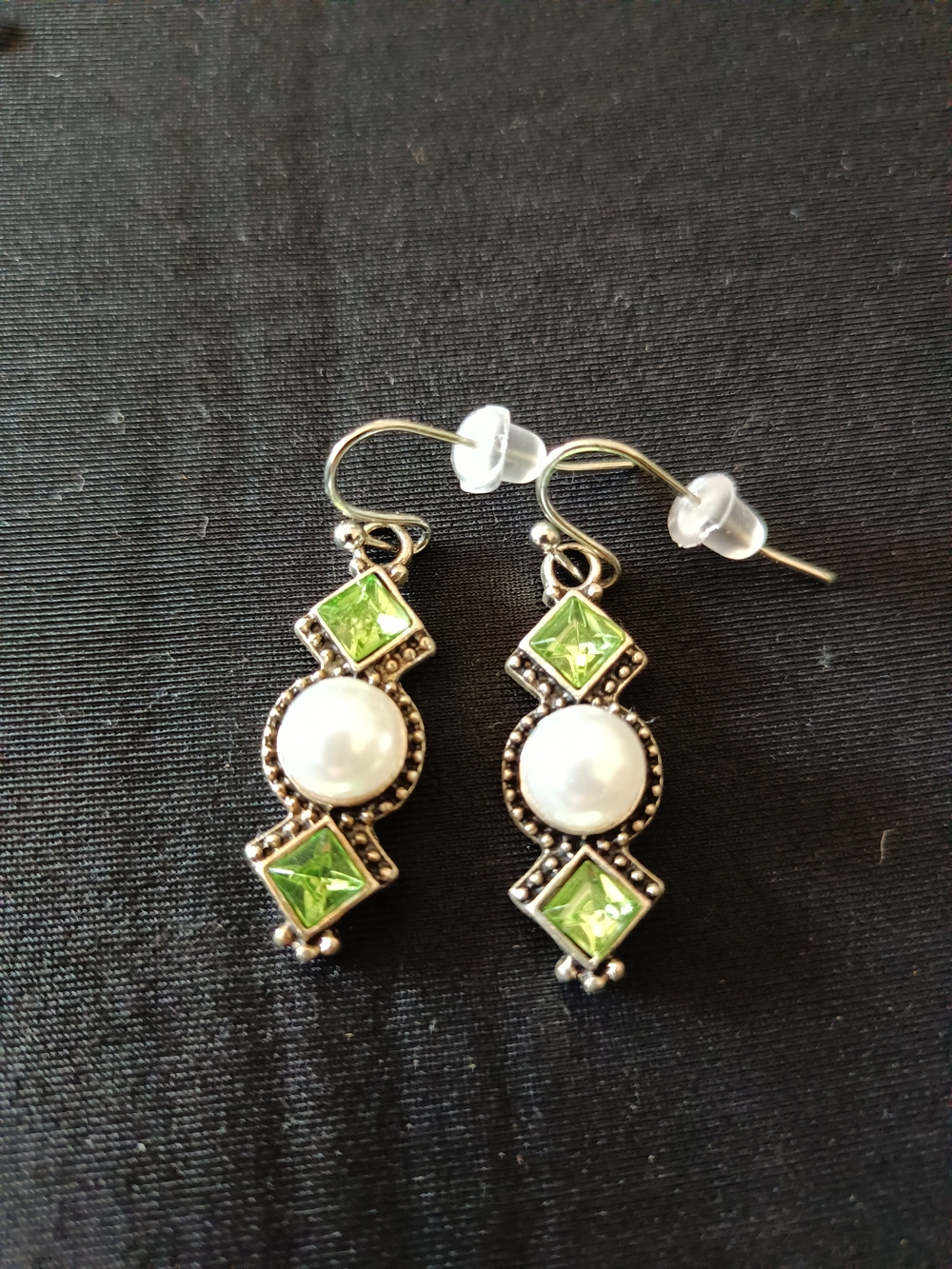 Earring Bundle-10 Pairs-mix Of Gemstone And Crystal - Picture 9 of 11